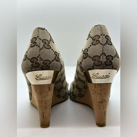 GUCCI WEDGES SZ 8B - Picture 3 of 9